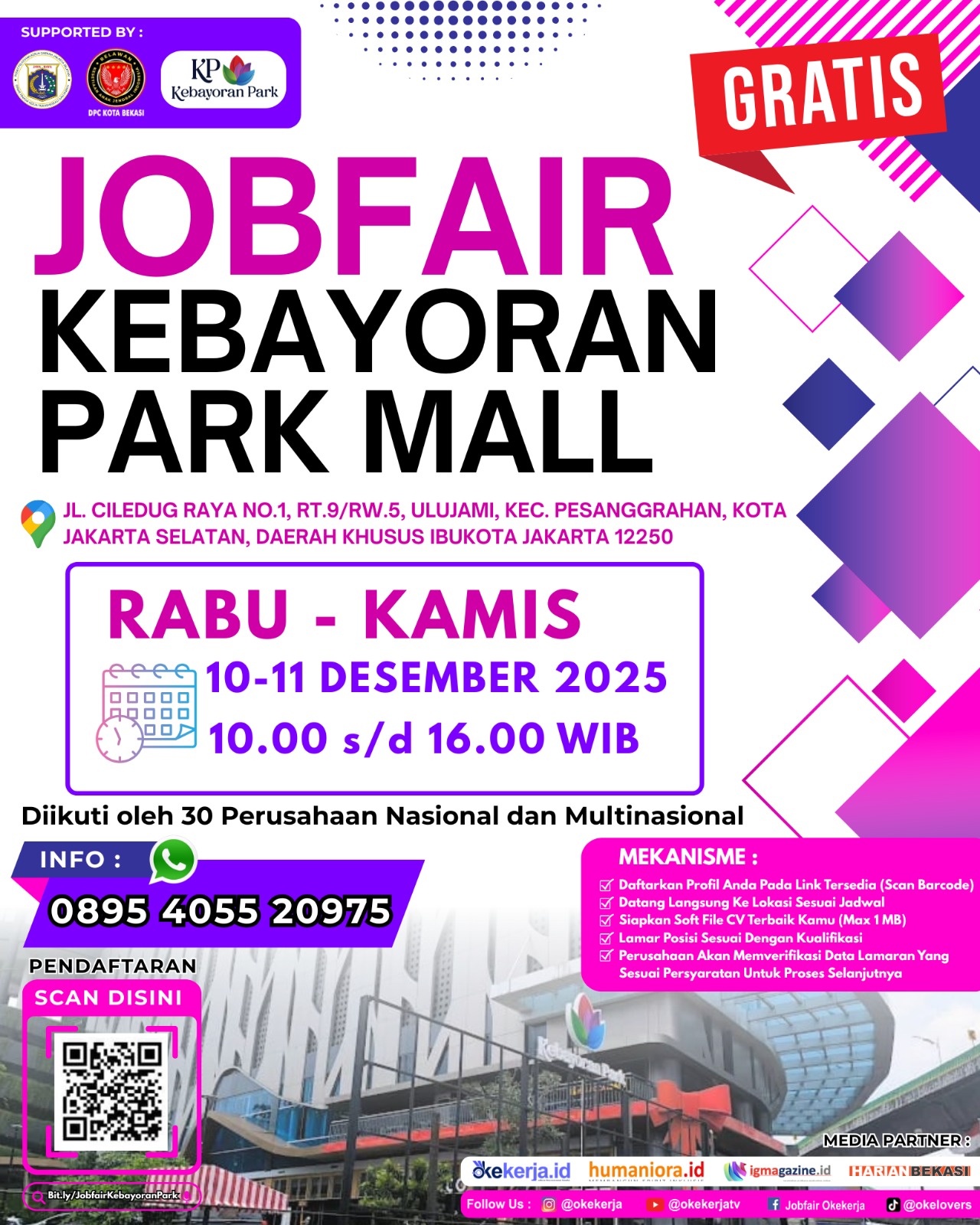 Job Fair Kebayoran Park Mall